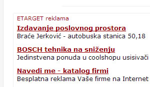 Reklama na Google-u